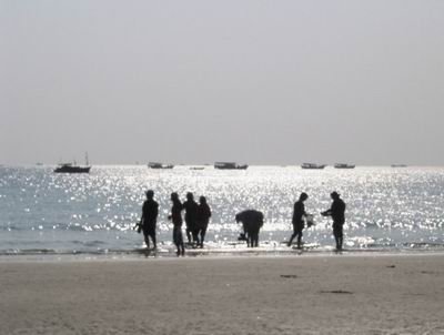 morning beach in Beihai