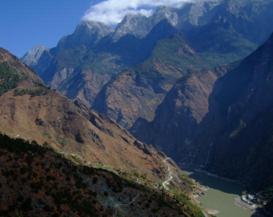 tekking in Tiger Leaping Gorge