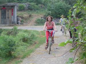 biking in Yangshuo