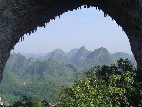 moon hill, yangshuo