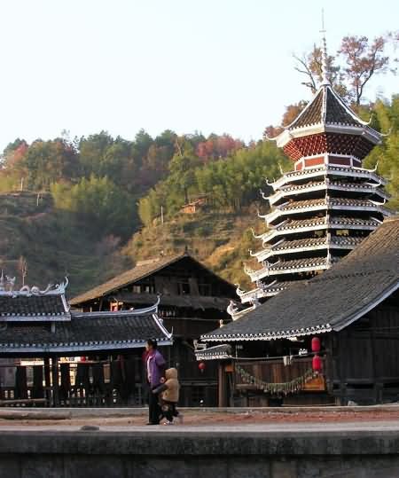 Drum tower, Zhaoxing, guizhou
