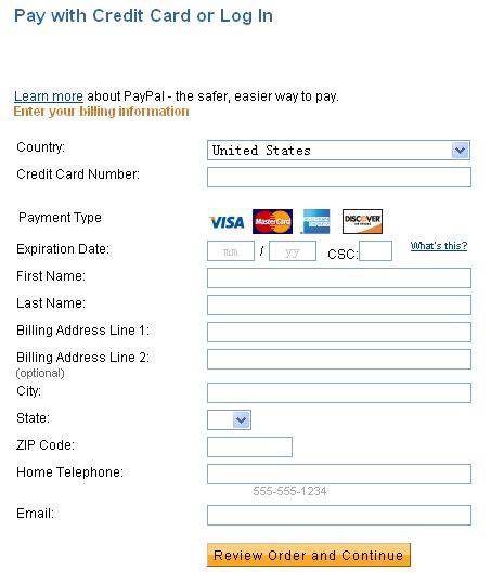 pay by credit card